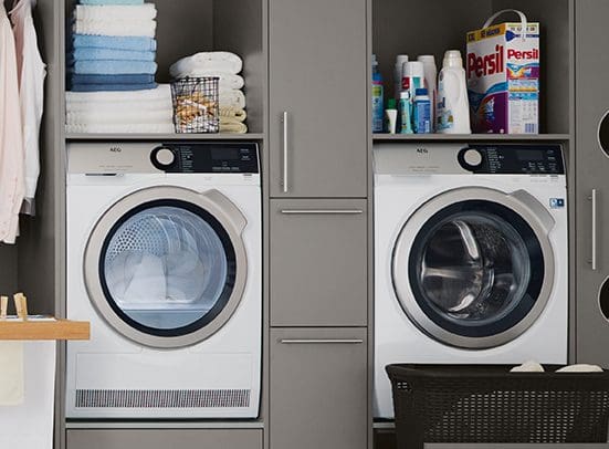 german kitchens cardiff - utility rooms - raised laundry units