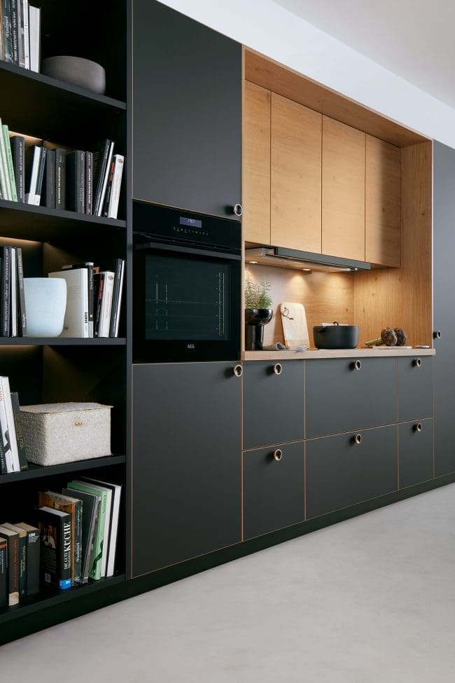 strato matt kitchen schuller black kitchens cardiff